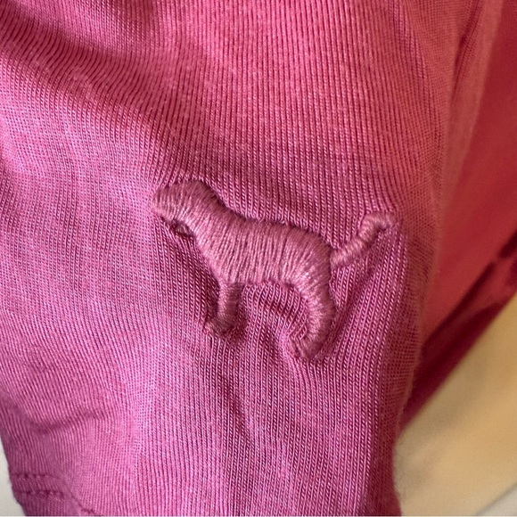 PINK Victoria's Secret Relaxed Pink Long Sleeve Blouse - Picture 5 of 6